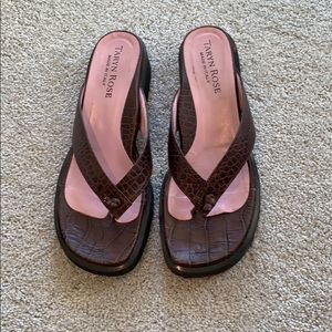 Taryn Rose flip flops